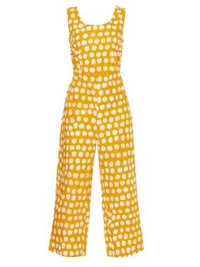 Busayo Collective Yellow/Gold &White Jumpsuit~Size 6~